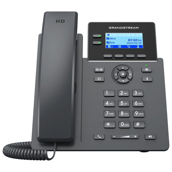 Grandstream Networks GRP2602G teléfono IP Negro 2 líneas LCD Wifi