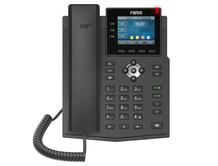 Fanvil X3U teléfono IP Negro 6 líneas LCD - Image 4