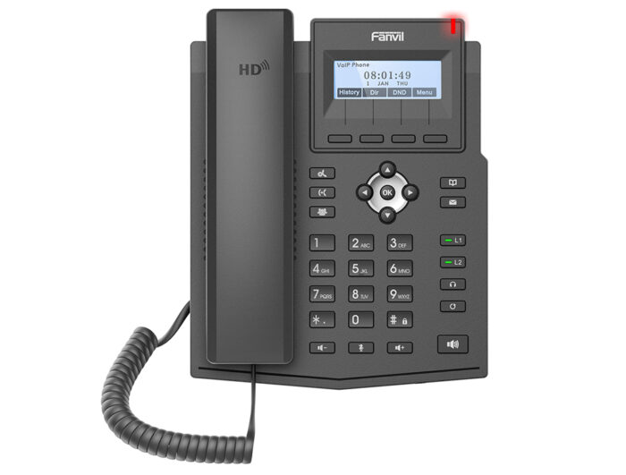 Fanvil X1SG teléfono IP Negro 2 líneas