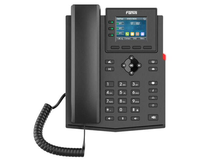 Fanvil X303P teléfono IP Negro 4 líneas LCD - Image 4