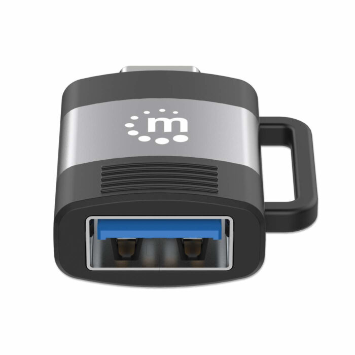 Manhattan 356312 cambiadores de género de cables USB-A USB-C Negro, Gris - Image 3