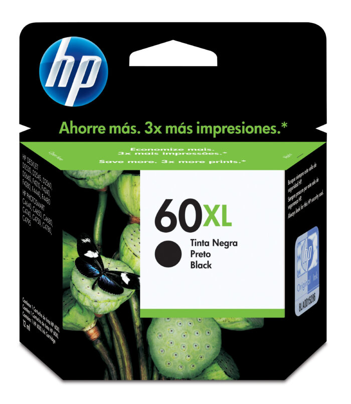 HP 60XL cartucho de tinta 1 pieza(s) Original Negro - Image 2
