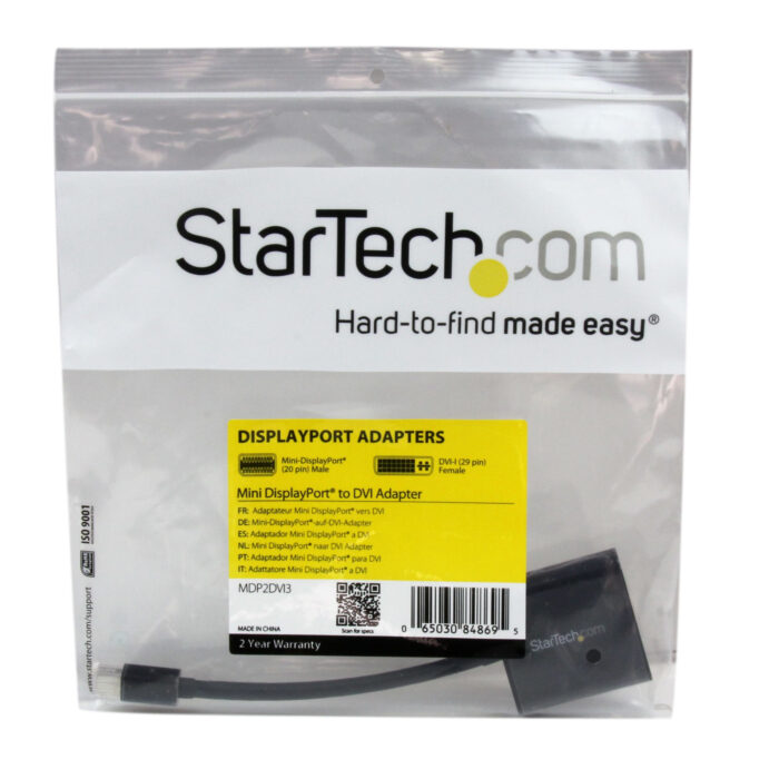 StarTech.com Adaptador de Video Mini DisplayPort a DVI - Cable Convertidor DP - 1920x1200 - Pasivo - Image 4