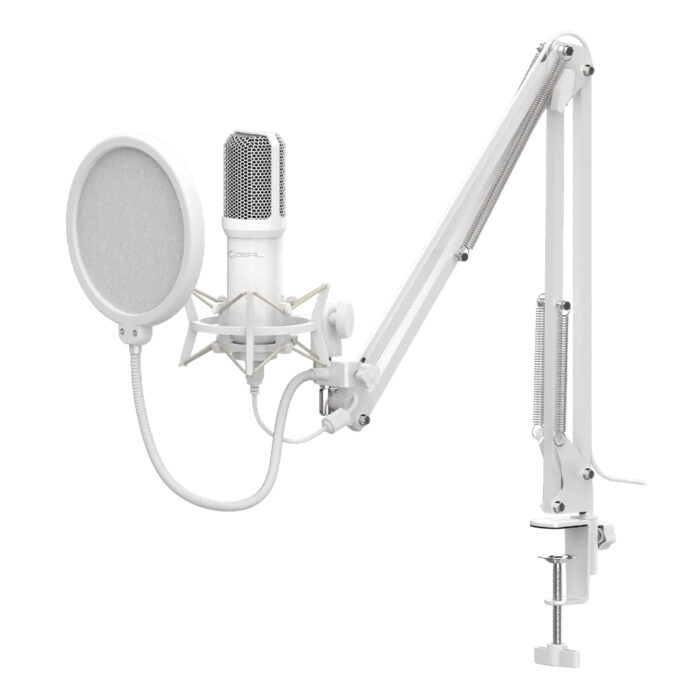 XZEAL Kit de MICROFONO C/SOPORTE XZ260 BLANCO. XZKMC1W. - Micrófono de estudio - Image 4