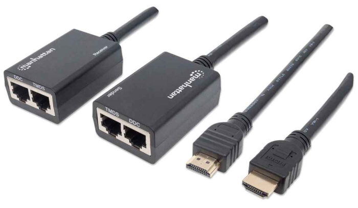 Manhattan Extensor de HDMI por Cat5e/Cat6