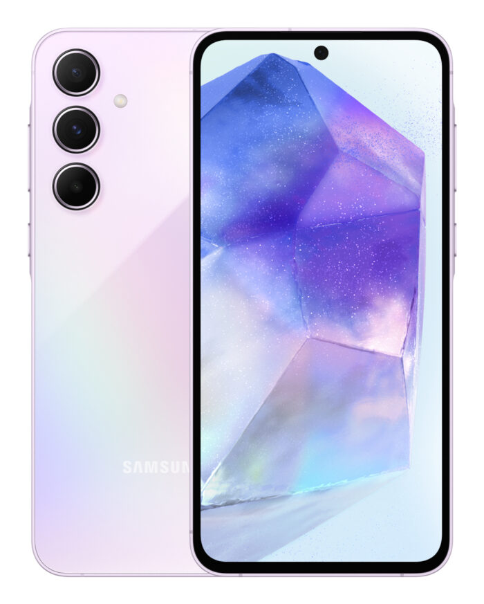 Samsung Galaxy A55 5G SM-A556E 16.8 cm (6.6") Ranura híbrida Dual SIM Android 14 USB Tipo C 8 GB 128 GB 5000 mAh Lila