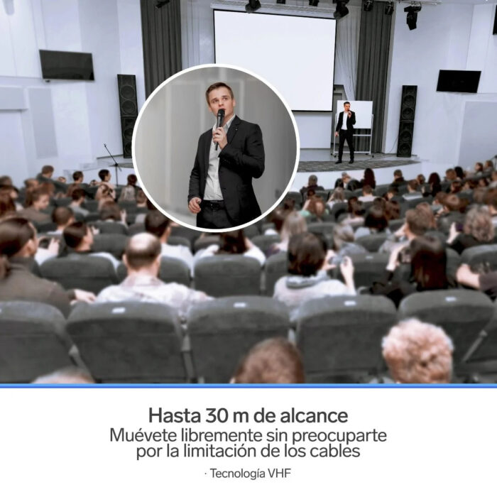 Steren MIC-288R micrófono Negro Micrófono para escenarios y espectáculos - Image 4