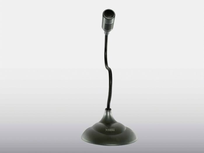 Perfect Choice Microfono de Lujo con Cuello Flexible Negro - Image 2