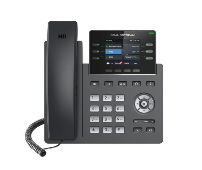 Grandstream Networks GRP2613 teléfono IP Negro 6 líneas TFT - Image 4