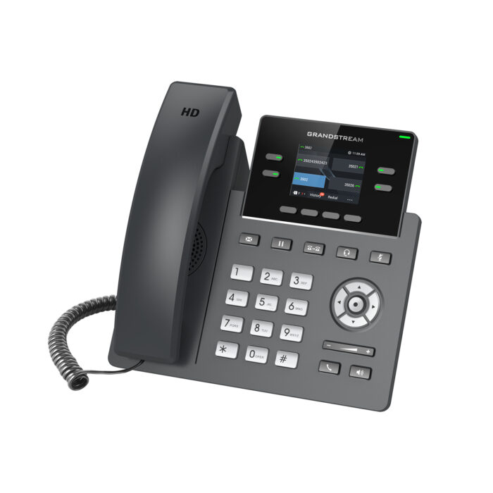 Grandstream Networks GRP2612W teléfono IP Negro 2 líneas TFT Wifi - Image 2