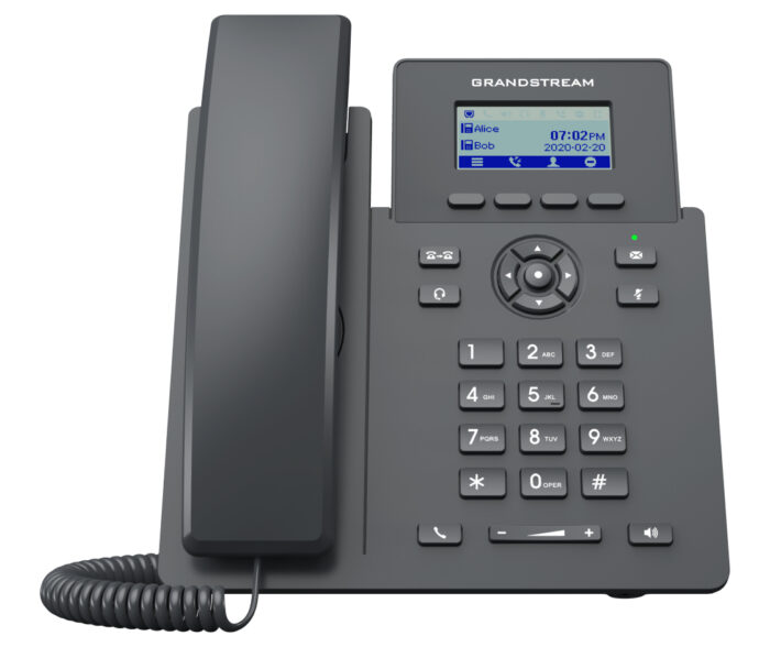 Grandstream Networks GRP2601P teléfono IP Negro 2 líneas LCD