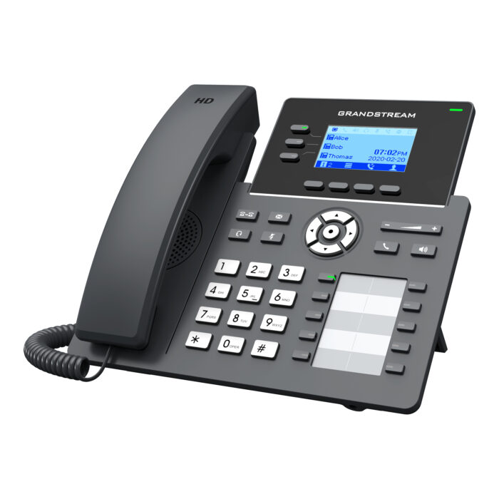 Grandstream Networks GRP2604P teléfono IP Negro 3 líneas LCD - Image 2