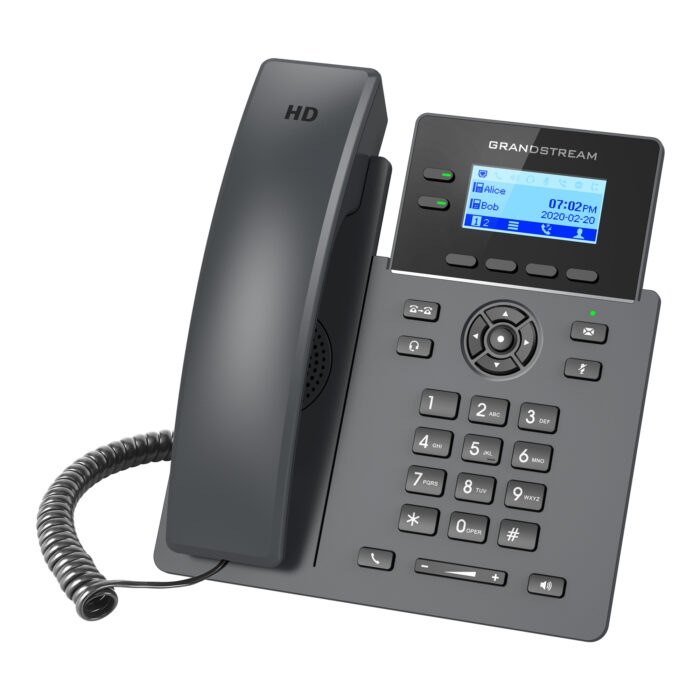 Grandstream Networks GRP2602P teléfono IP Negro 2 líneas LCD - Image 2