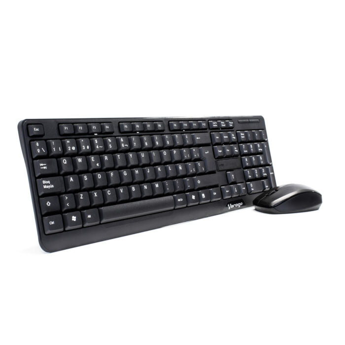 Vorago KM-302 teclado Ratón incluido Universal RF inalámbrico QWERTY Español Negro - Image 3