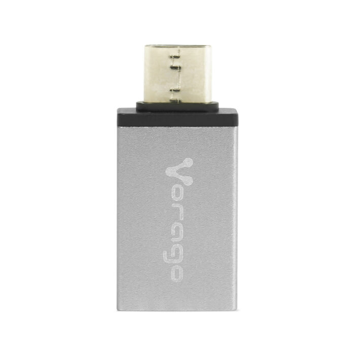 Vorago ADP-101 cambiadores de género de cables USB Type C USB 3.0 Plata - Image 2