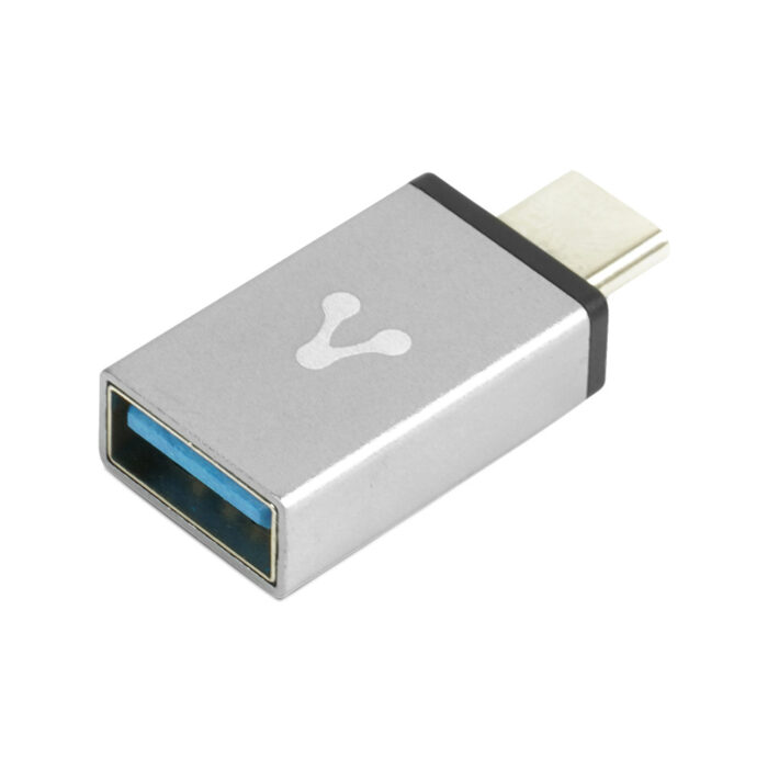 Vorago ADP-101 cambiadores de género de cables USB Type C USB 3.0 Plata - Image 4