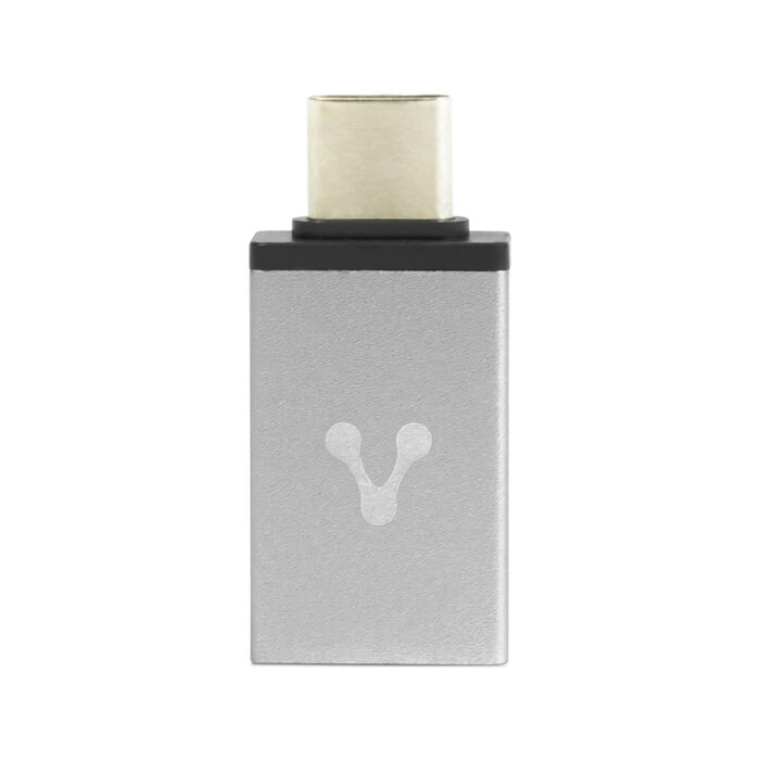 Vorago ADP-101 cambiadores de género de cables USB Type C USB 3.0 Plata - Image 3