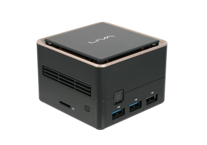 ECS LIVA Q3 Plus AMD Ryzen Embedded V1000 V1605B 8 GB DDR4-SDRAM 128 GB eMMC Mini PC Negro - Image 2