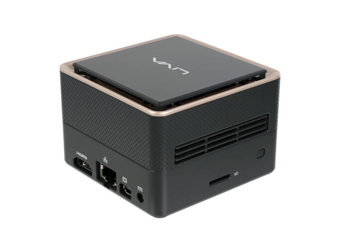 ECS LIVA Q3 Plus AMD Ryzen Embedded V1000 V1605B 8 GB DDR4-SDRAM 128 GB eMMC Mini PC Negro - Image 4