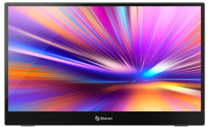 Steren DIS-116T monitor de computadora 39.6 cm (15.6") 1920 x 1080 Pixeles Full HD LCD Pantalla táctil Gris