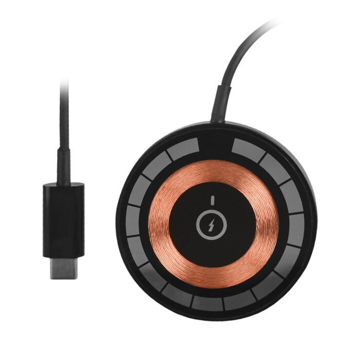 Perfect Choice PC-241041 cargador de dispositivo móvil Smartphone Negro USB Cargador inalámbrico Interior - Image 2