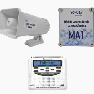 Yonusa YKIT-SISMICO estación de alarma antipánico Altavoces incorporados