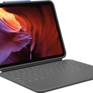 Logitech Rugged Folio QWERTY Inglés Smart Connector Grafito