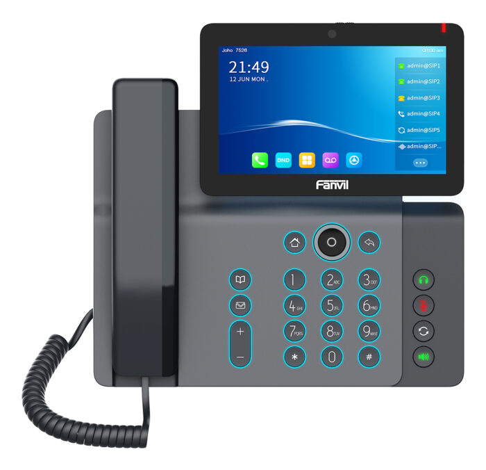 Fanvil V67 teléfono IP Negro 20 líneas LCD Wifi