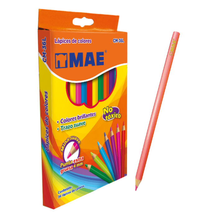 MAE CM-36L lápiz de colores Multicolor 36 pieza(s) - Image 2