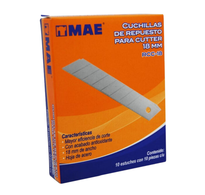 MAE RCC-18 cuchilla para cutter 100 pieza(s) - Image 2