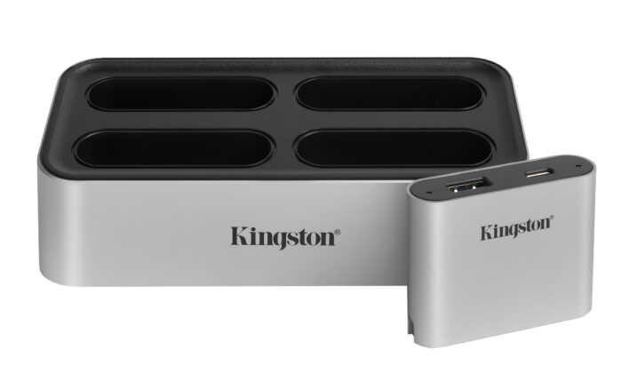 Kingston Technology Workflow Station USB 3.2 Gen 2 (3.1 Gen 2) Type-C Negro, Plata - Image 2