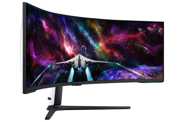 Samsung LS57CG950NLXZX LED display 144.8 cm (57") 7680 x 2160 Pixeles Dual UHD Negro, Blanco - Image 2