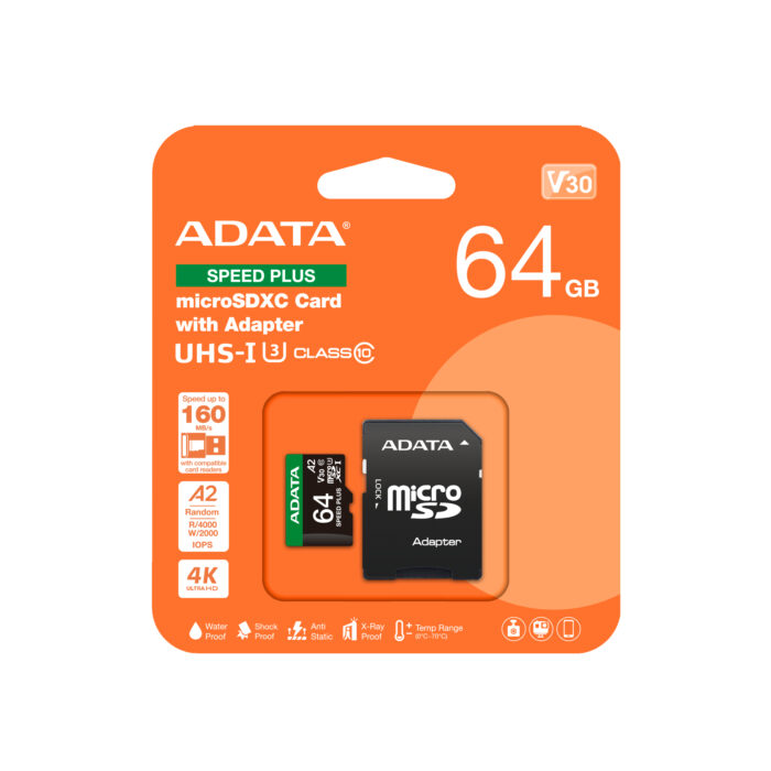 ADATA Speed Plus 64 GB MicroSDXC Clase 10 - Image 3