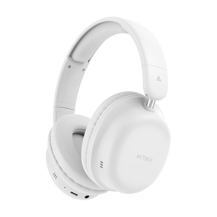 Acteck Honour 2 Plus HP626 Auriculares Inalámbrico y alámbrico Diadema Llamadas/Música USB Tipo C Bluetooth Blanco