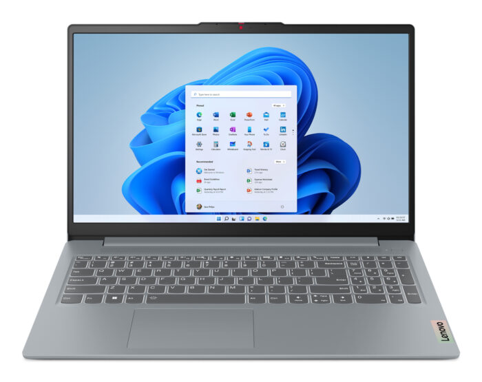 Lenovo IdeaPad Slim 3 AMD Ryzen™ 5 7430U Computadora portátil 39.6 cm (15.6") Pantalla táctil Full HD 8 GB DDR4-SDRAM 512 GB SSD Wi-Fi 6 (802.11ax) Windows 11 Home Español Gris