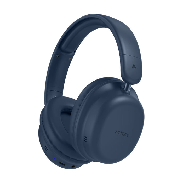 Acteck Honour 2 Plus HP626 Auriculares Inalámbrico y alámbrico Diadema Llamadas/Música USB Tipo C Bluetooth Azul