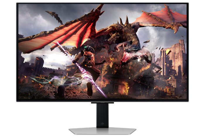 Samsung LS32DG800SLXZX monitor de computadora 81.3 cm (32") 3840 x 2160 Pixeles 4K Ultra HD OLED Plata - Image 2
