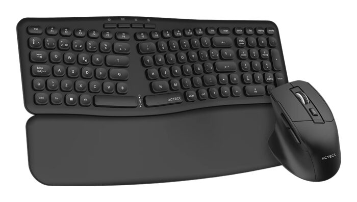 Acteck Creator Ultra Confort MK650 teclado Ratón incluido Hogar / Oficina RF inalámbrico QWERTY Español Negro - Image 3