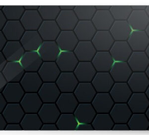 BRobotix 6007099 alfombrilla para ratón Cojín de ratón para Juegos Negro, Verde