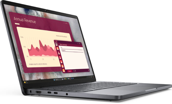 DELL Pro PC14250 Intel Core 7 150U Computadora portátil 35.6 cm (14") Full HD+ 16 GB DDR5-SDRAM 512 GB SSD Wi-Fi 6E (802.11ax) Windows 11 Pro Español Negro - Image 2