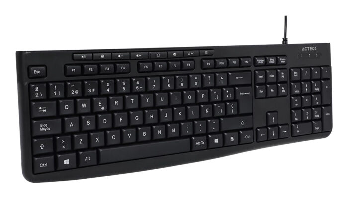 Acteck Inspire Prime TA222 teclado Hogar / Oficina USB QWERTY Español Negro - Image 2