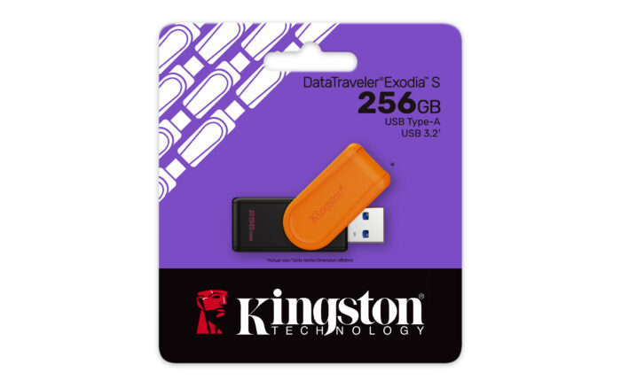 Kingston Technology DataTraveler Exodia S unidad flash USB 256 GB USB tipo A 3.2 Gen 1 (3.1 Gen 1) Negro, Naranja - Image 3